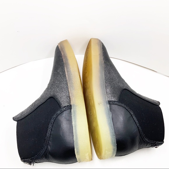 {Sam Edelman} Margot Chelsea Metallic Sneaker Boots - Picture 9 of 16